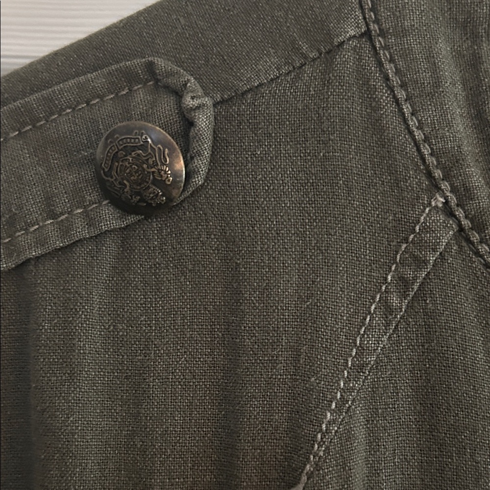 Free People Dark Green Utility Jacket - Picture 3 of 8